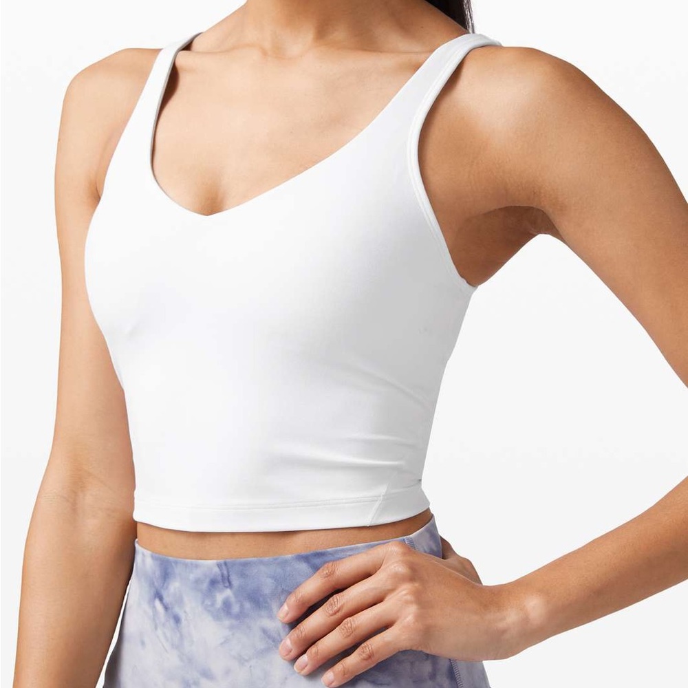 White lululemon align tank